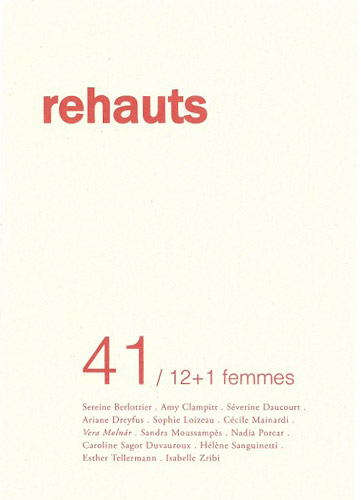 Le numéro 41 de la revue Rehauts