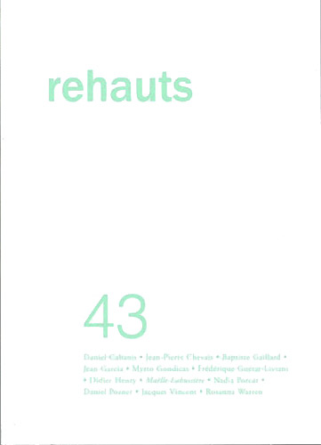 Le numéro 43 de la revue Rehauts