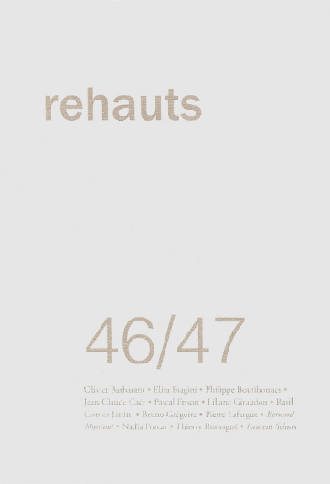Le numéro 46-47 de la revue Rehauts