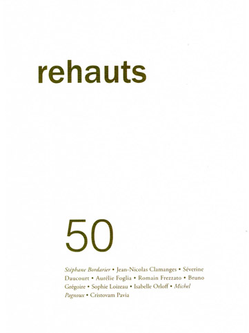 Le numéro 50 de la revue Rehauts, dernier numéro paru
