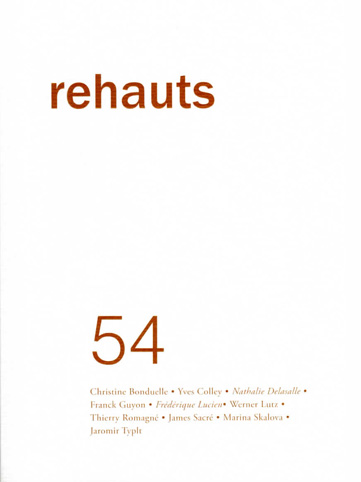 Le numéro 54 de la revue Rehauts, dernier numéro paru