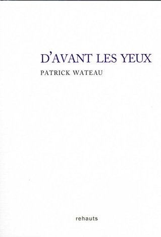 Livre : D'avant les yeux